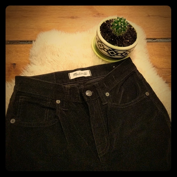 Madewell VELVET high riser skinnies - Picture 1 of 5